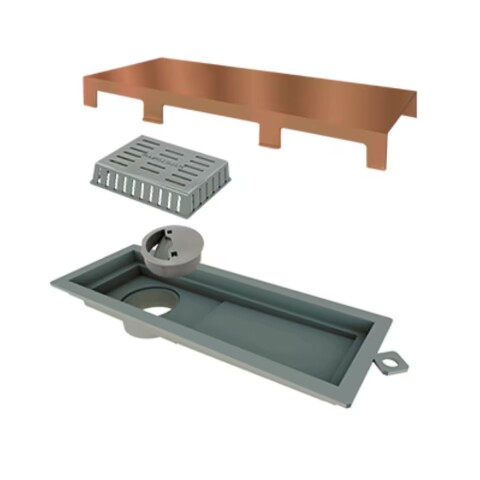 Receptaculo tapa ac inox red gold 25cm Tiny ELEVE Receptaculo Tapa Ac Inox Red Gold 25cm Tiny Eleve