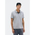 CAMISA POLO MM MASC CINZA CLARO