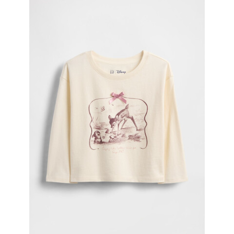 DIS LS CHARACTER TEE IVORY FROST