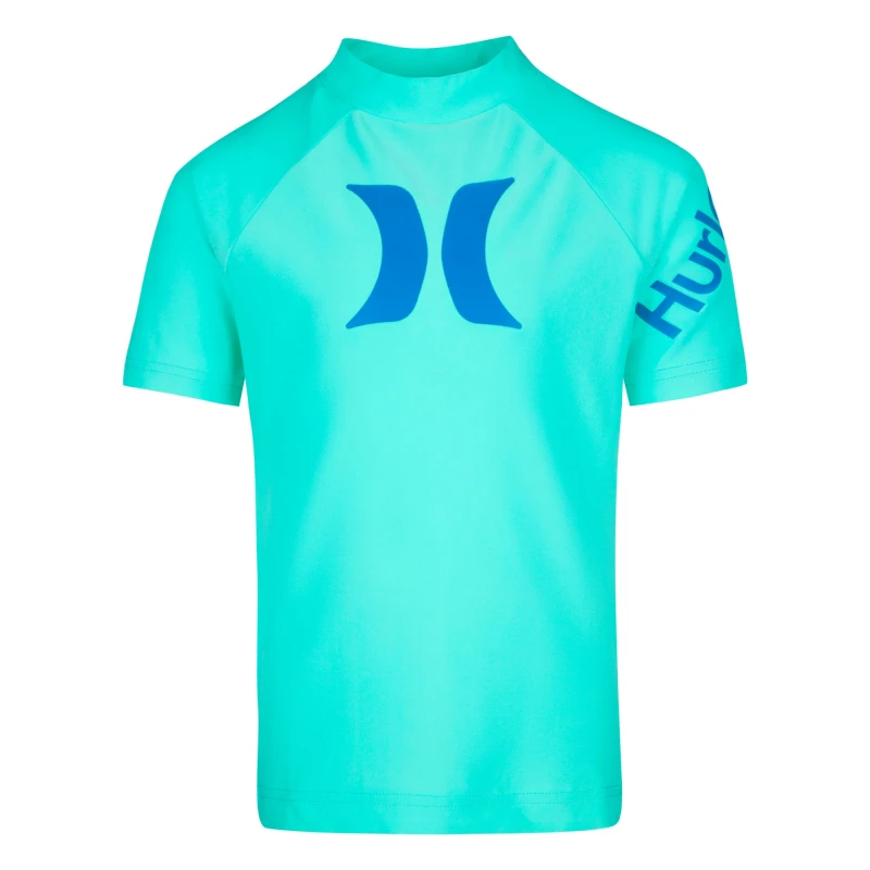 Remera Raglan Rashguard de Niños Verde