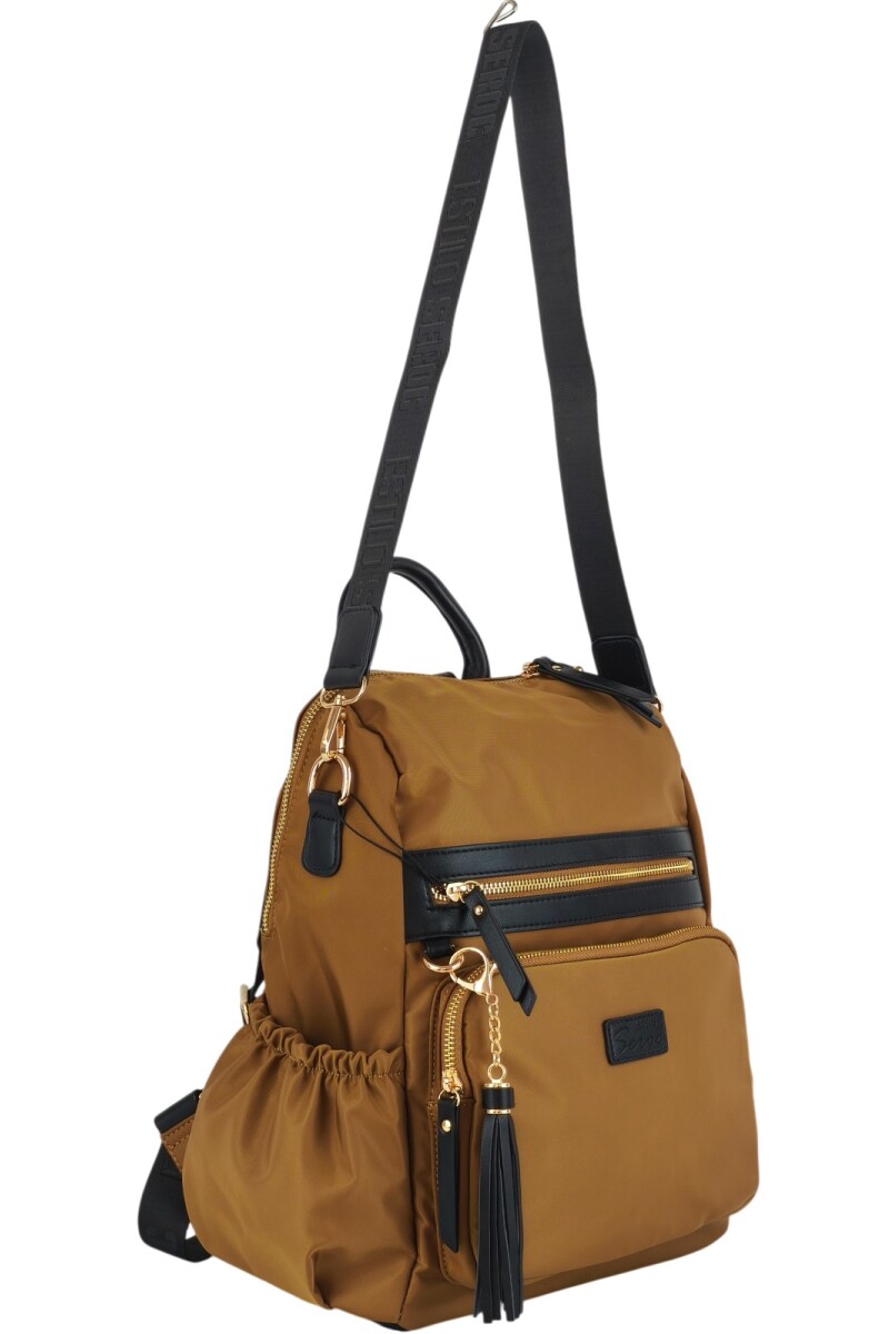 Mochila cartera Tostado