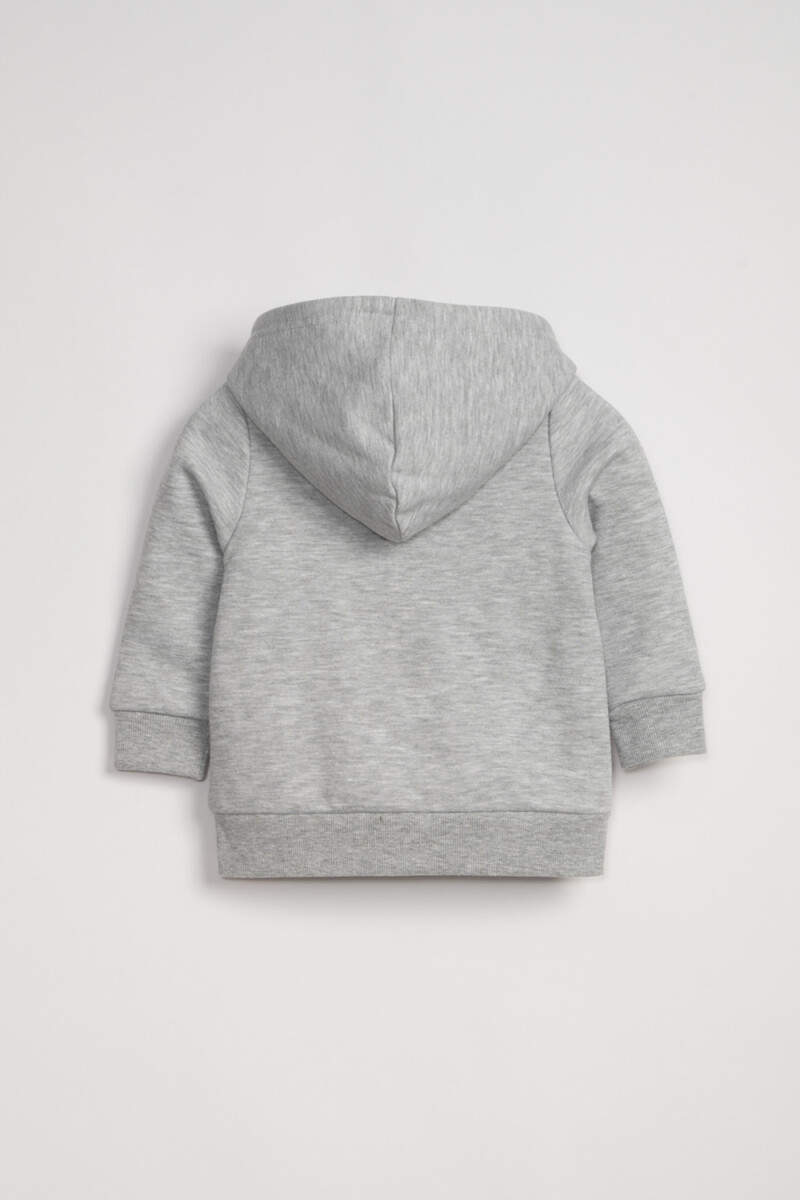 Chaqueta deportiva liviana Gris Melange