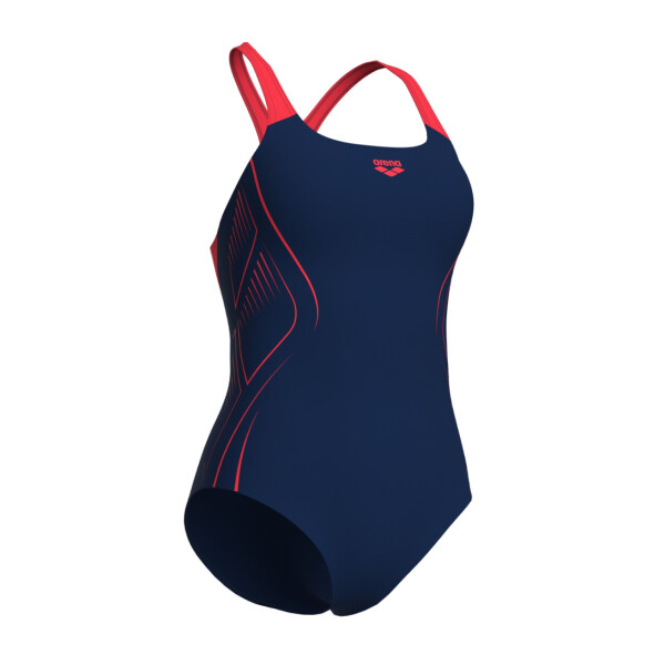 Malla De Entrenamiento Para Mujer Arena Women's Reflecting Swimsuit Pro Back Bustier Azul