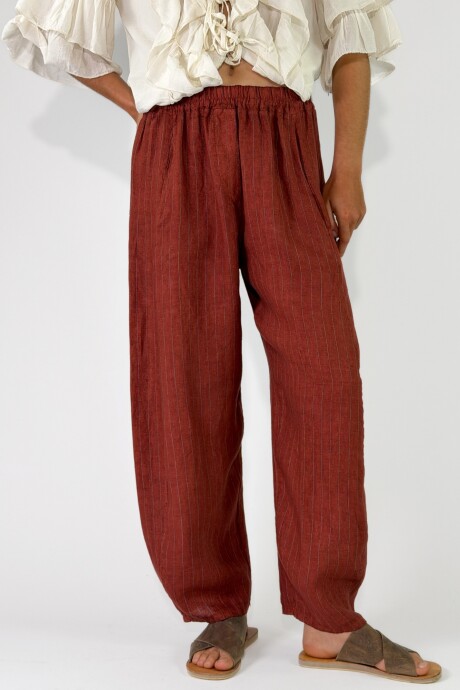 PANTALON NIKKI Terracota