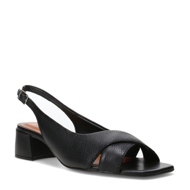 Sandalias de Mujer Bottero Cruzada Con Tira Trasera Negro