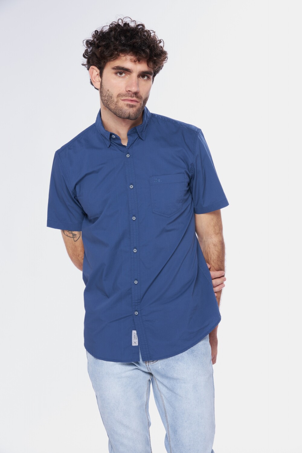 CAMISA LISA Azul