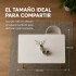 Mesa Comedor ComboHome Milan Rectangular Laqueada 120 x 80 Blanco 1