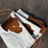 Leather Envelope Cowhide Marrón