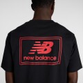 Remera New Balance de Hombre - Woven Label - MT53928BK BLACK