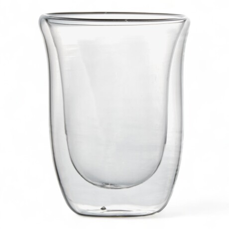 Vaso Doble Pared Borosilicato 350ml Sin Color