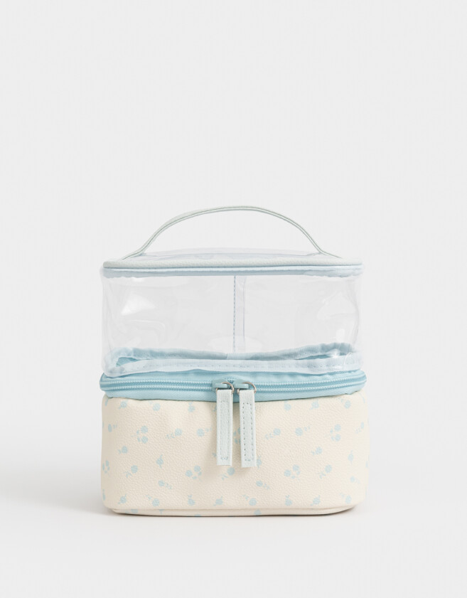 Porta Cosméticos Estampados Porta Cosméticos Con Manija - Estampado Flores