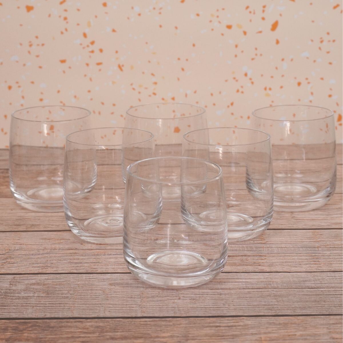 Set de vasos de vidrio 