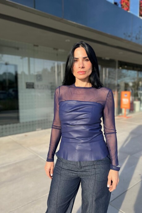 Top Reilly Azul