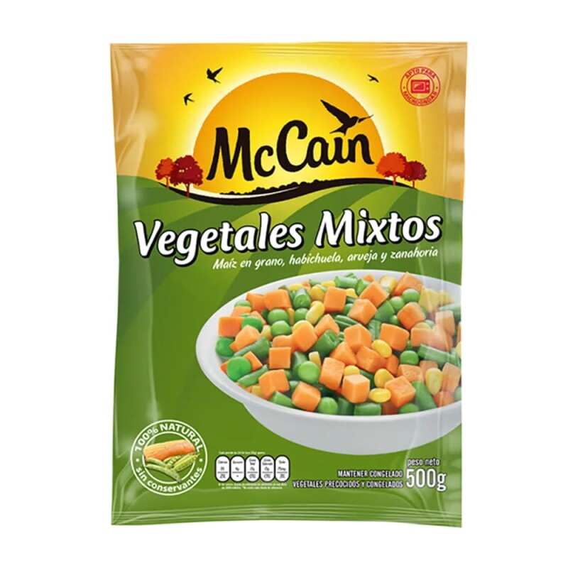 VEGETALES MIXTOS 500G VEGETALES MIXTOS 500G
