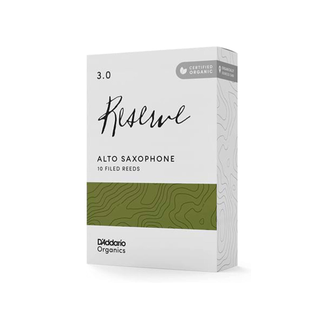 Caña saxo alto DAddario Organic Reserve 3.0 Bb 