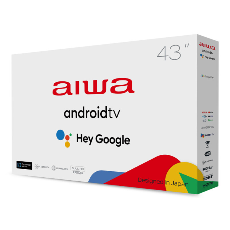 Smart Tv Aiwa Aw43b4smfl 43'' Dled 1080p 60hz Isdbt Android Smart Tv Aiwa Aw43b4smfl 43'' Dled 1080p 60hz Isdbt Android