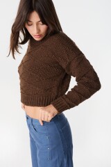 Sweater Crop Chocolate