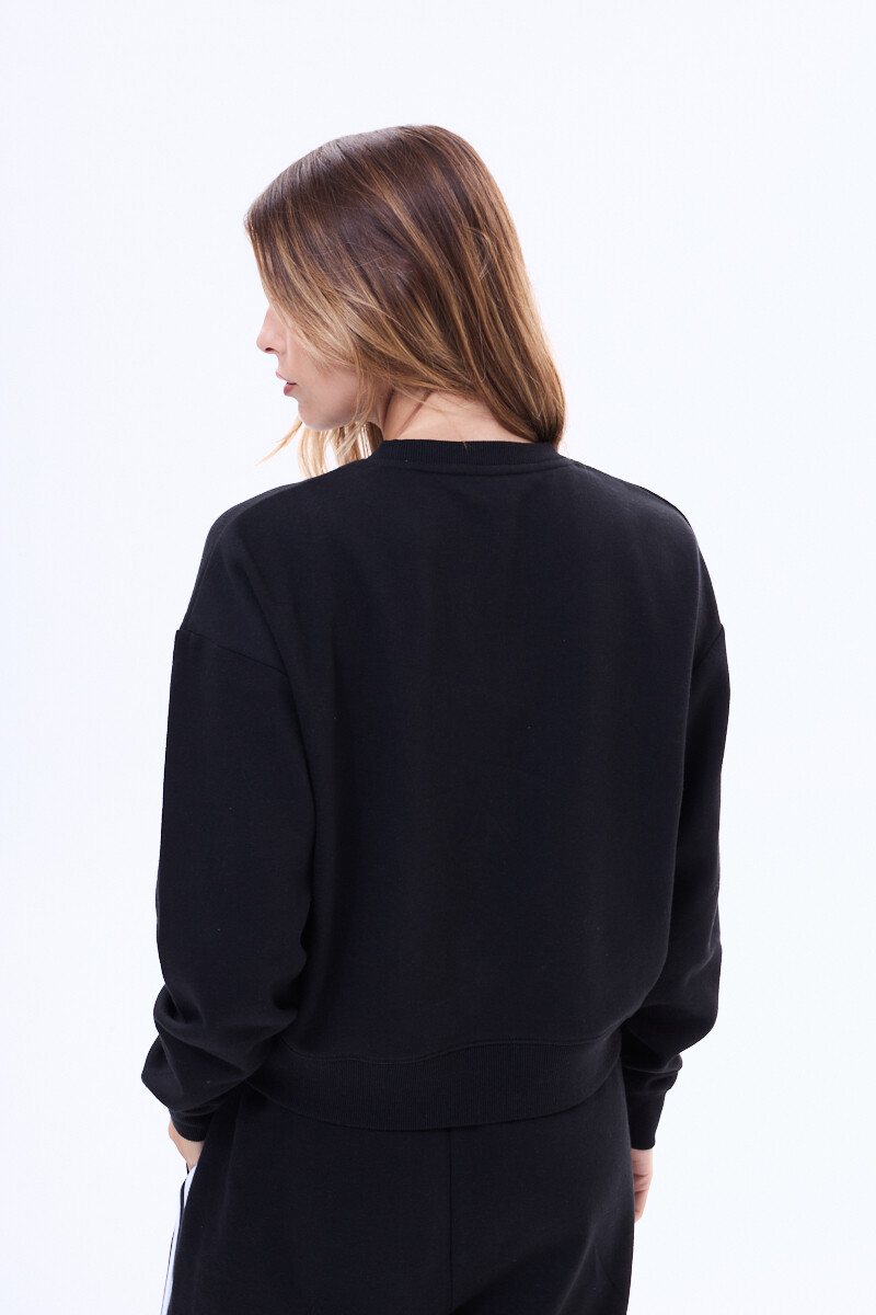 Buzo de felpa Bello Negro