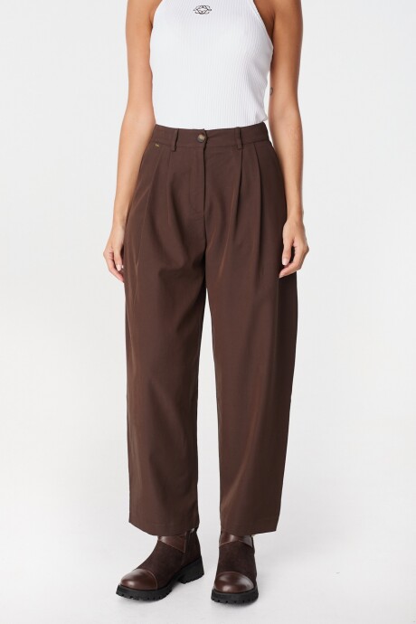 Pantalon Clamp Marron