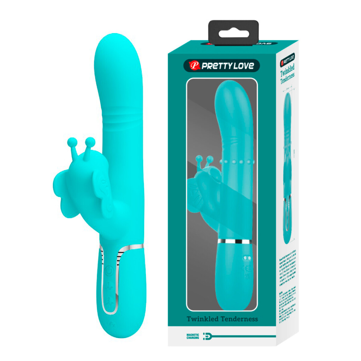 Vibrador 4 en 1 Twinkled Tenderness Pretty Love - Verde 