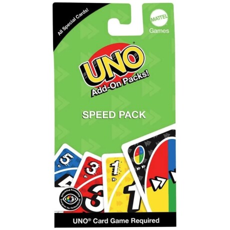 Juego de Cartas Uno Pack Extensión Complementaria VELOCIDAD