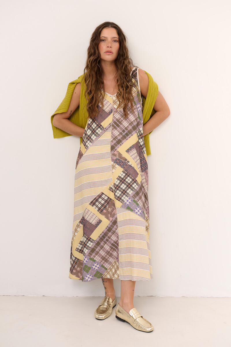 VESTIDO PATCH AMARILLO