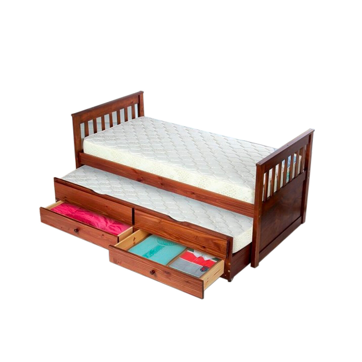 Cama Marinera con Cajones - Marron 