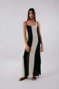 Vestido Cala NEGRO Y CRUDO