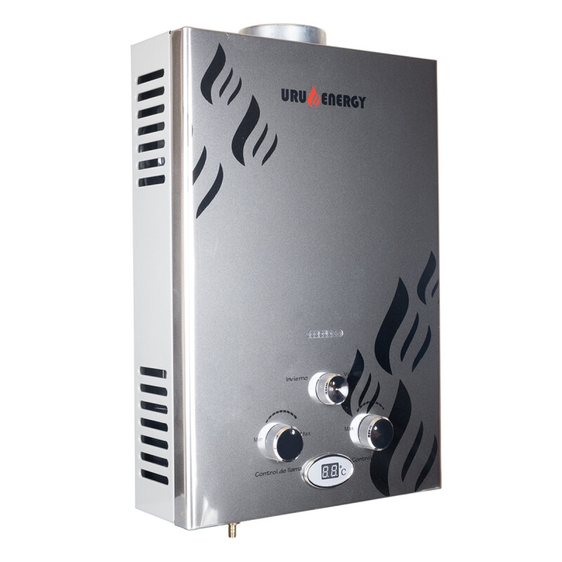 Calentador A Gas Uruenergy 6lt/min Tiro Natural La Tentación Color Inox Calentador A Gas Uruenergy 6lt/min Tiro Natural La Tentación Color Inox