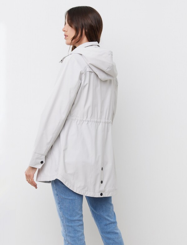Campera Liviana Impermeable GRIS CLARO