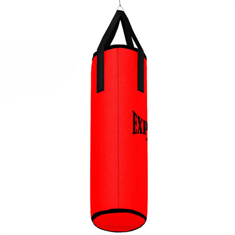 Bolsa de Boxeo Expert Completa C/ Relleno y Agarres Rojo