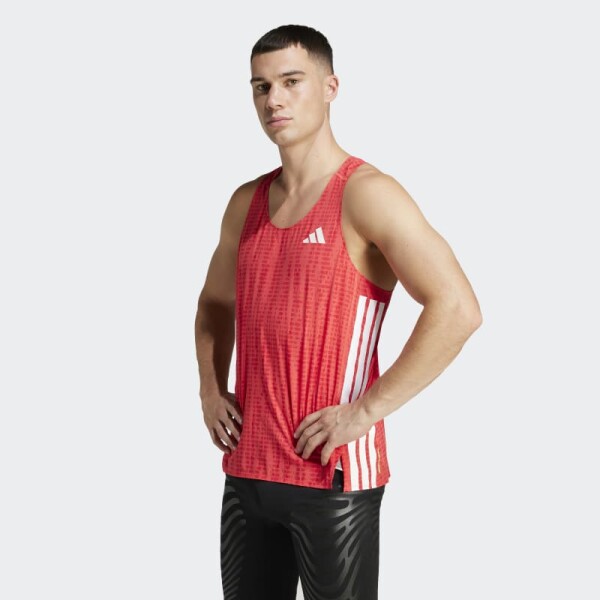 Musculosa Adidas Adizero Running Rojo