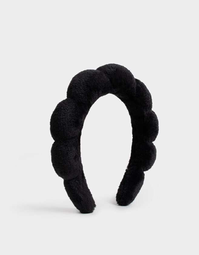 Vinchas Rígidas Hair Care Vincha Rígida Puffy - Negro