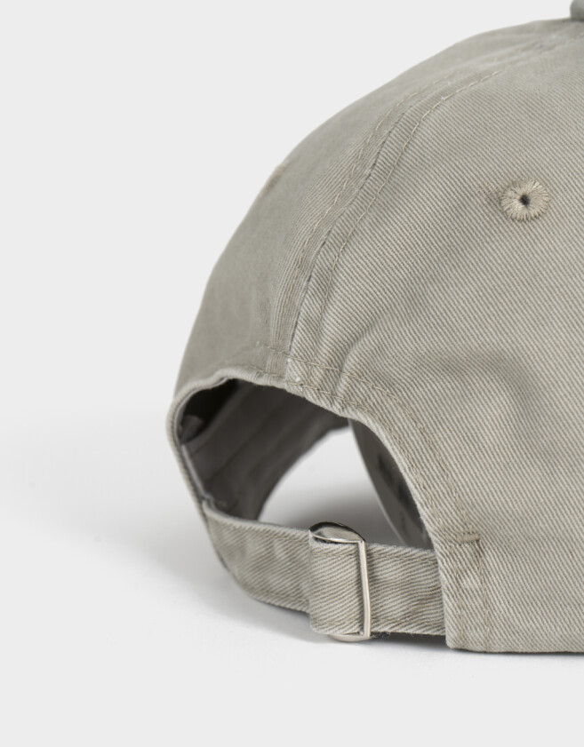 Caps Gorra Bordada Ny - Gris Claro