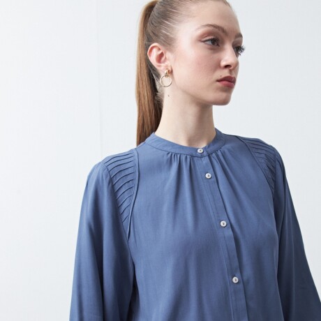 CAMISA ONA Azul Grisaceo