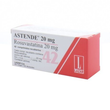 ASTENDE 20 MG X42 COMPRIMIDOS ASTENDE 20 MG X42 COMPRIMIDOS