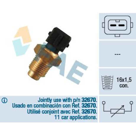 BULBO INTERRUPTOR - TEMP FIAT PALIO-SIENA 1.7D RELOJ -TATA INDIGO FAE BULBO INTERRUPTOR - TEMP FIAT PALIO-SIENA 1.7D RELOJ -TATA INDIGO FAE
