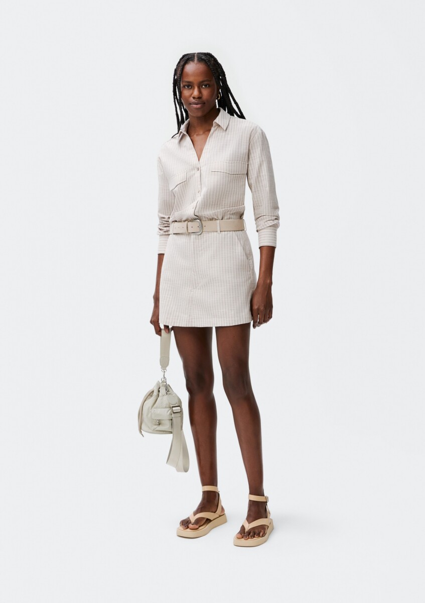 SHORTS SAIA FEM - CENIZA 