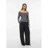 VMKAIA LS OFF SHOULDER TOP JRS GA Medium Grey Melange