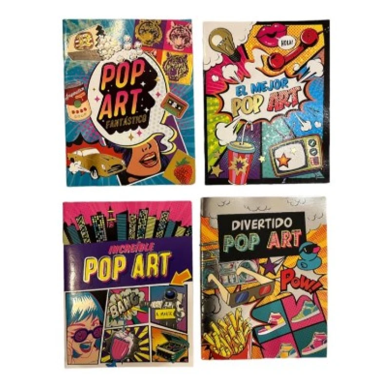 Libro para colorear pop art Libro Para Colorear Pop Art