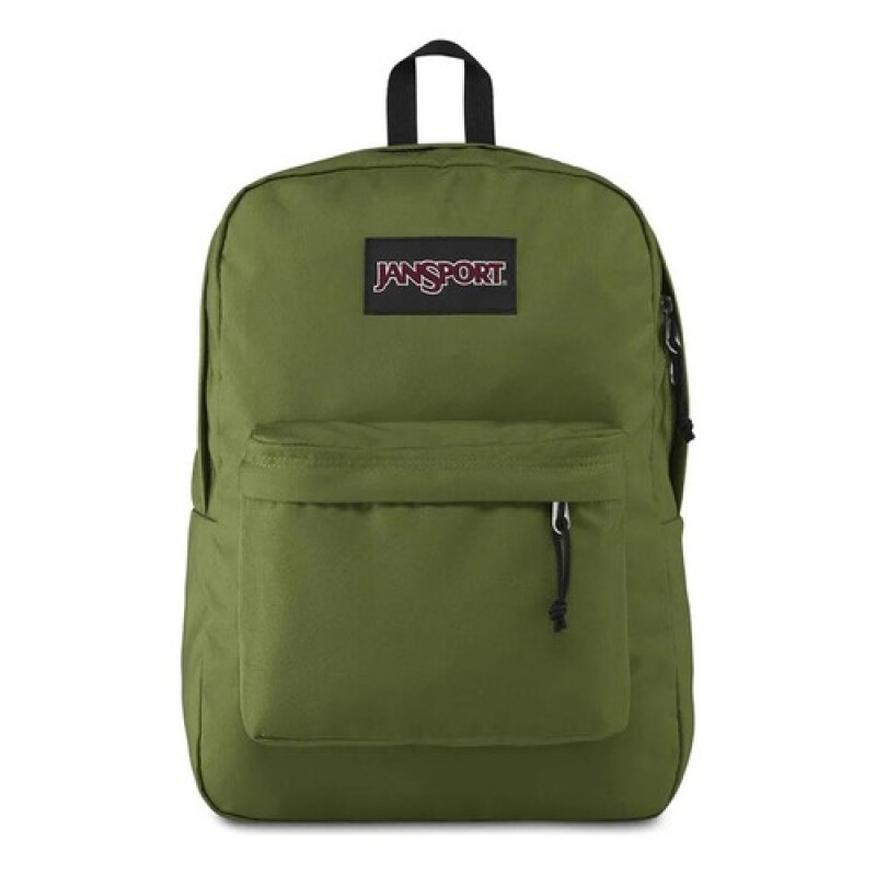 Mochila Jansport Superbreak 100% Original Super Oferta Verde oscuro