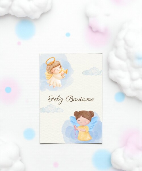 Tarjeta felicidades 7X10 cm DISEÑO 1