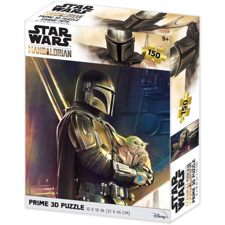 Puzzle Star Wars Mandalorian 3D 150 Piezas Puzzle Star Wars Mandalorian 3D 150 Piezas