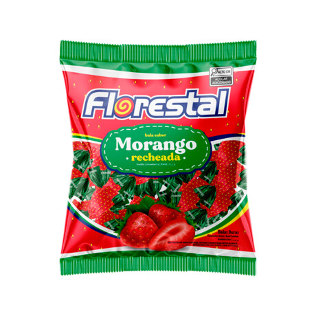 Caramelo FLORESTAL duro bolsa x120u 500grs Frutilla