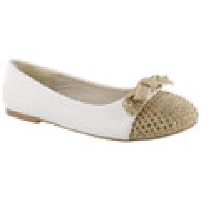 Balerinas Infantiles Croco Kids Zapato Gacela Blanco