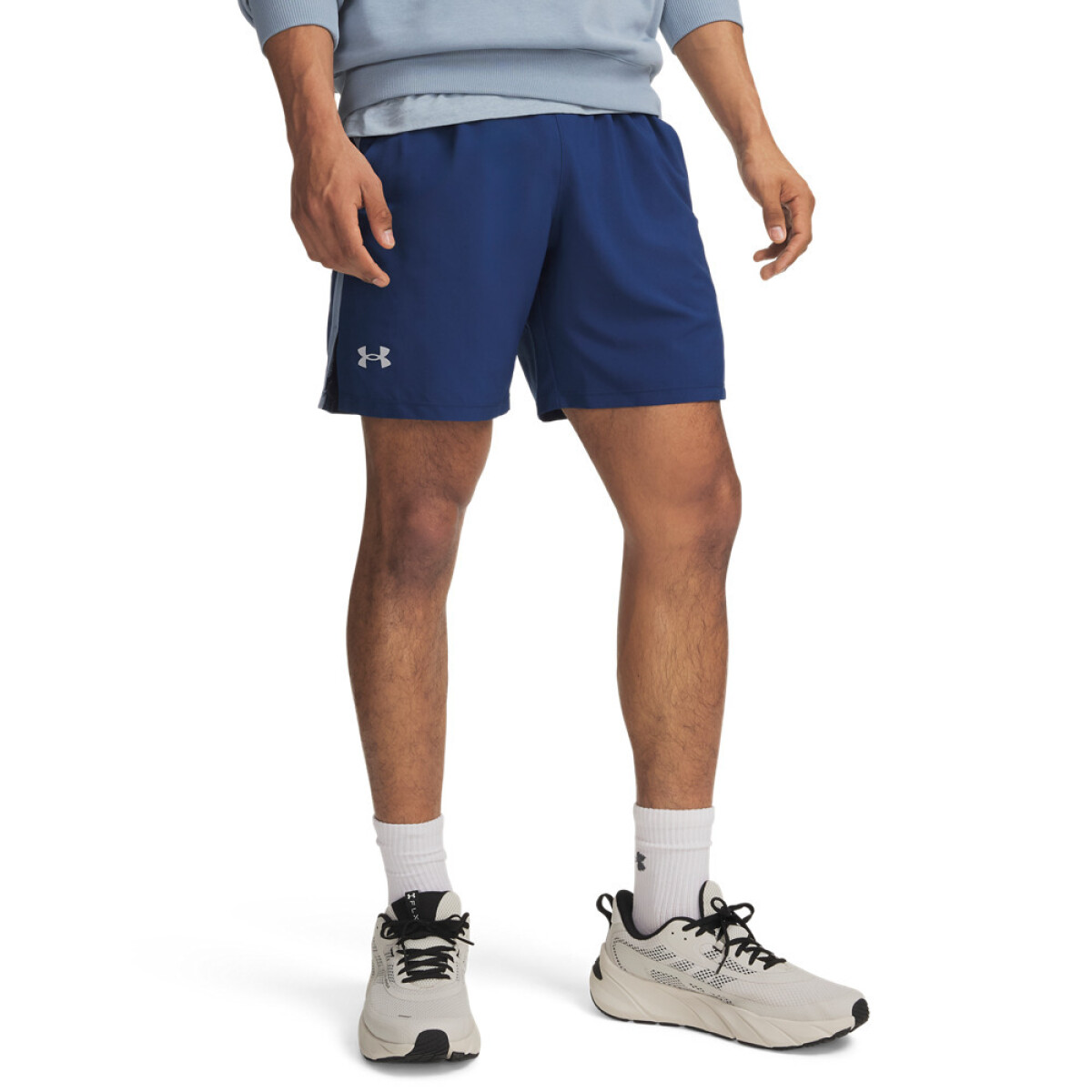 UA LAUNCH 7'' SHORTS-BLU - BLU-997 