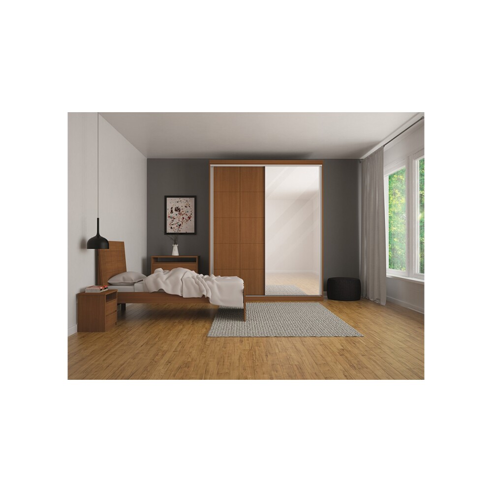 ROPERO PLACARD 2 PUERTAS MDF NATURAL-BEIGE SOUTH