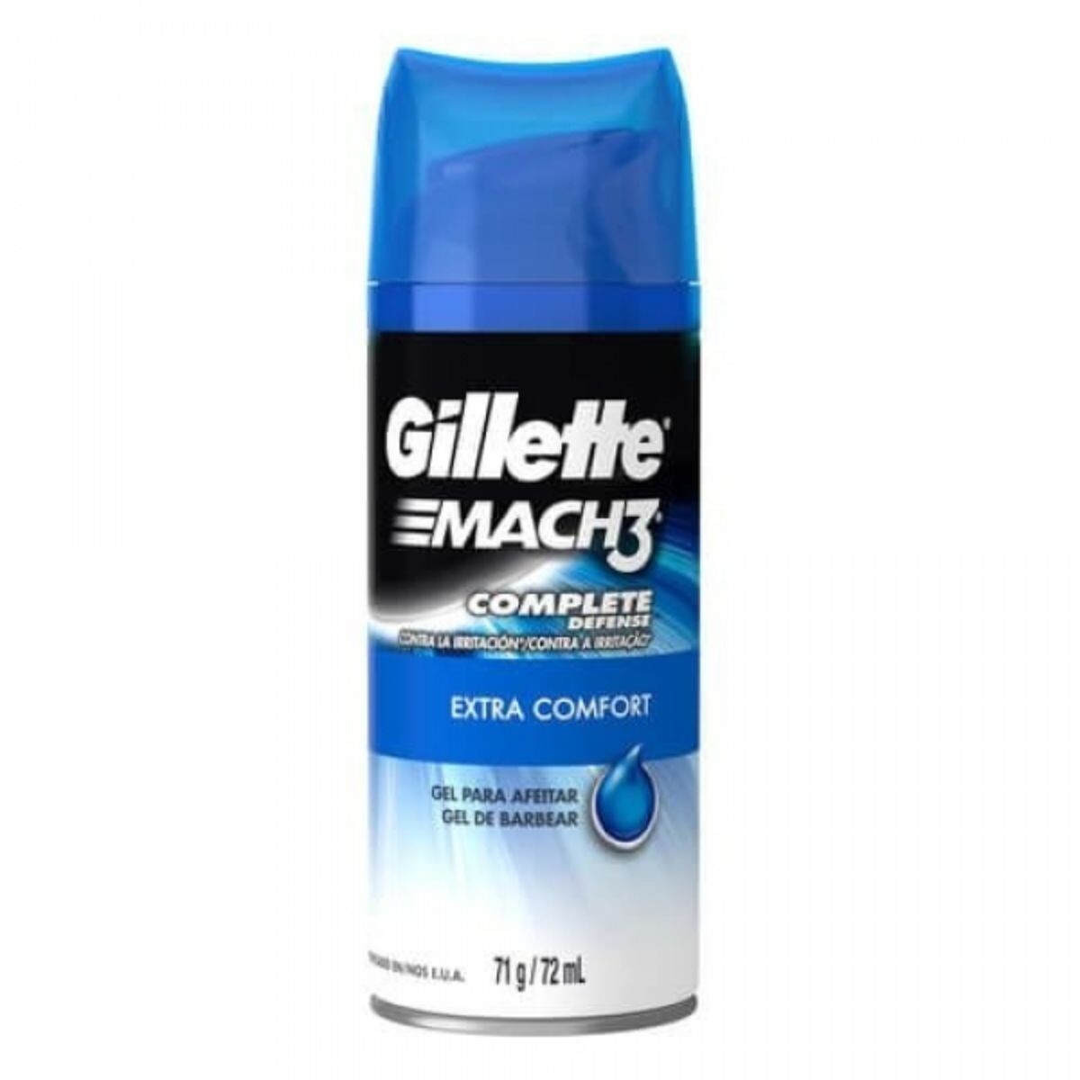 Gel para Afeitar Gillette Mach3 Complete Defense 71 GR 