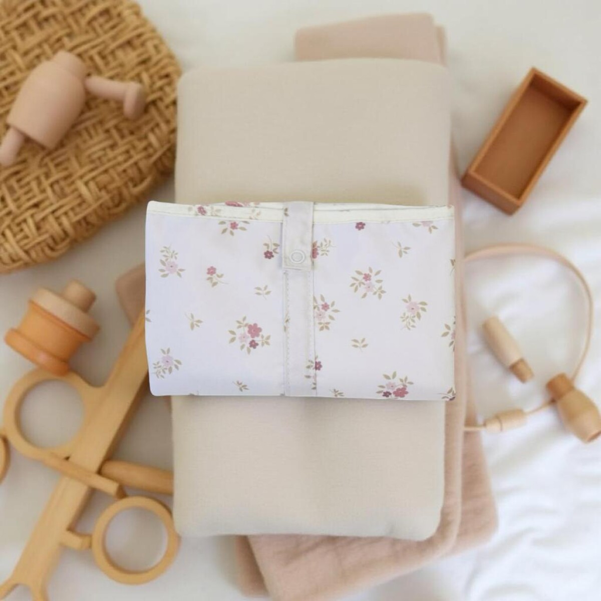 Cambiador Travel Mat - Cottage Rosa 