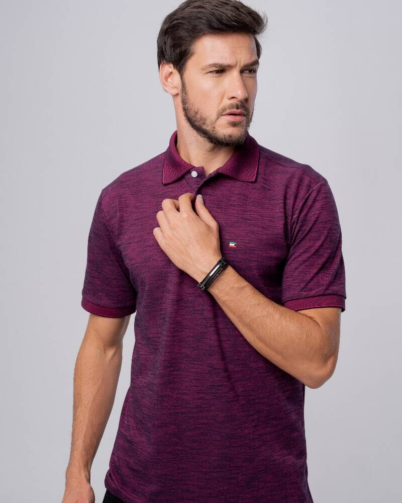 REMERA POLO FUCSIA